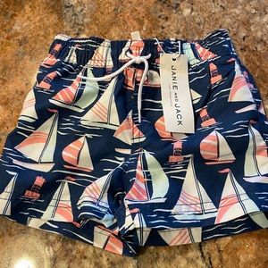 Janie and Jack 3-6 month baby boy swim suit NWT
